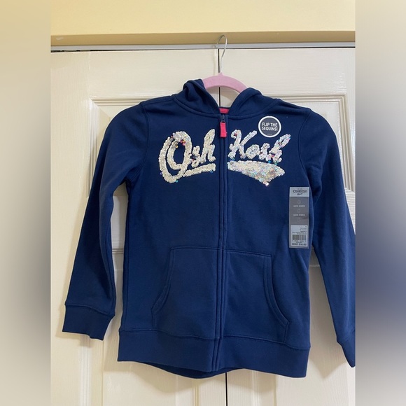 OshKosh B’Gosh Flip the Sequins Girls Hoodie - Picture 3 of 5